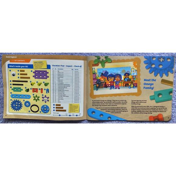Thames & Kosmos, Kids First, Robot Engineer Kit & Storybook (w/storage case) - Picture 7 of 8